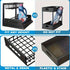 White Not Designed for Design, But Designed for Life: Heavy-Duty Metal Frame Holds 50 lbs, Honeycomb Grid Prevents Water Accumulation, Non-Slip Upgraded Suction Cups for Stable Multi-Scenario Storage