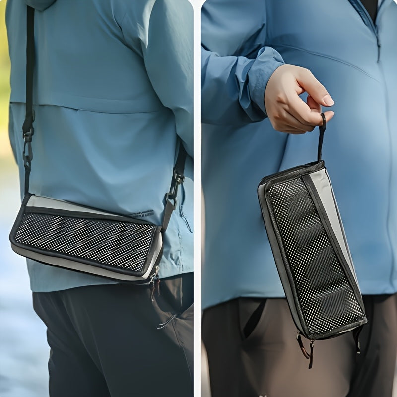 Outdoor One-Second Quick-Open Lightweight Folding Stool | 150KG High Load-Bearing | Portable Camping Chair, Picnic & Fishing Seat | Sturdy & Stable, Packable into Backpack | Essential for Travel