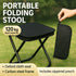 Outdoor One-Second Quick-Open Lightweight Folding Stool | 150KG High Load-Bearing | Portable Camping Chair, Picnic & Fishing Seat | Sturdy & Stable, Packable into Backpack | Essential for Travel