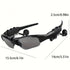 Bluetooth Sunglasses with Integrated Earphones for Audio
