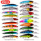 Proberos 20-piece fishing tackle set | hard bait set, suitable for striped bass and bass | scoop hook lure, minnow lure, jumper, pencil-shaped swim bait, fish hook, sea bass lure