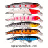 Proberos 20-piece fishing tackle set | hard bait set, suitable for striped bass and bass | scoop hook lure, minnow lure, jumper, pencil-shaped swim bait, fish hook, sea bass lure