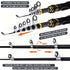 Proberus fishing rod reel set, including spinning reel, 2.4-meter fishing rod, fishing line, artificial bait, lead weight hook, complete set with storage bag