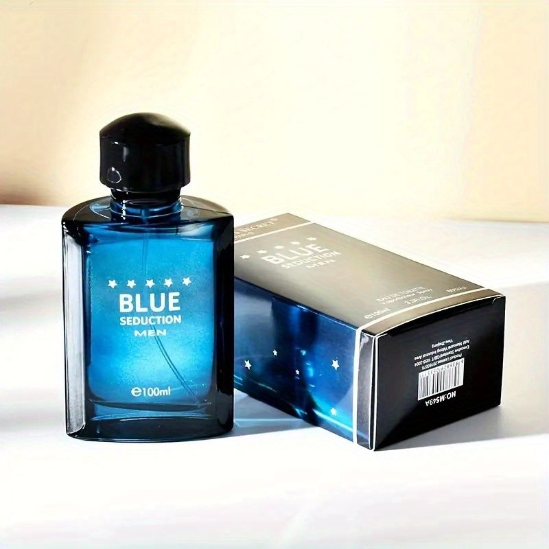 100ml men's light perfume, refreshing and lasting woody fragrance perfume, suitable for date and daily life cologne, is a perfect gift for men's father's day gift