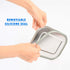 1400ml Lunchbox - Sandwich Box - Bento Box - Stainless Steel Food Containers - Adult Lunchbox - Sandwich Container - Metal Bento Lunchbox - Stainless Steel Food Storage Containers with Separate Compartments - Leakproof - Reusable - Microwave Safe
