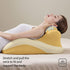 Bed Stomach-Sleep Pillow - Multi-functional Prone Position Pillow for Stomach Sleeping, Phone Use, Reading, Couples Fun Play, Intimacy Aid for Couples, Bed Hip Elevation Tool, Pā Pā Pillow（PINK）