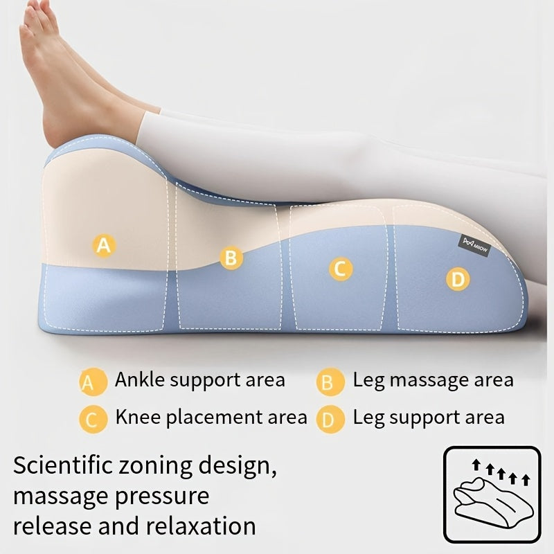 Bed Stomach-Sleep Pillow - Multi-functional Prone Position Pillow for Stomach Sleeping, Phone Use, Reading, Couples Fun Play, Intimacy Aid for Couples, Bed Hip Elevation Tool, Pā Pā Pillow（BLUE）