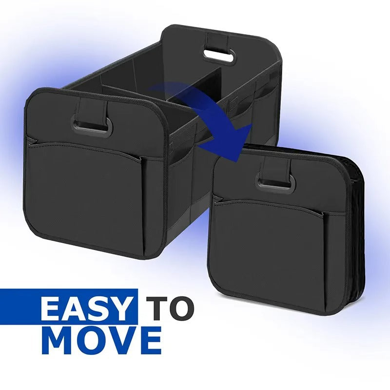 3-in-1 Sky blue Foldable Storage Organizer: Portable, Expandable, with Removable Dividers & 12 Extra Pockets – Your All-in-One Storage Solution