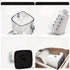 Three-Step Hand-Crank Ice Crusher｜Transparent Ice Box for Visible Operation, Anti-Slip Effort-Saving Design, 23.5cm Compact Body for Ice Making Anywhere