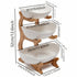 White**Nordic-Style Three-Tier Extendable Fruit Tray | Creative Living Room Snack Stand, Adjustable Height, Anti-Slip Expandable Display Tray**