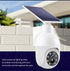 Solar sensor simulation camera light - No real monitoring function, simulated appearance design, smart sensor lighting, for outdoor security warning purposes | Energy-saving anti-theft solution | Warning lighting equipment