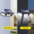 74 LED Solar Motion Sensor Light, 3 Brightness Modes Outdoor Wall Light, Suitable for Front Door, Yard, Garage, Patio