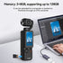 BLACK**4K HD 180° Rotating Anti-Shake Action Camera｜1.9-Inch Screen + 2000mAh Battery, Compact & Portable Vlogging & Travel Companion — Streamlined Design, Durable, Ideal for Content Creators & Holiday Gifting**