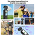 BLACK**4K HD 180° Rotating Anti-Shake Action Camera｜1.9-Inch Screen + 2000mAh Battery, Compact & Portable Vlogging & Travel Companion — Streamlined Design, Durable, Ideal for Content Creators & Holiday Gifting**