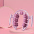Pink 3D Water-Drop & 26-Wheel Yoga Massage Roller: Deep Muscle Relaxation and Body Shaping in One Portable Tool