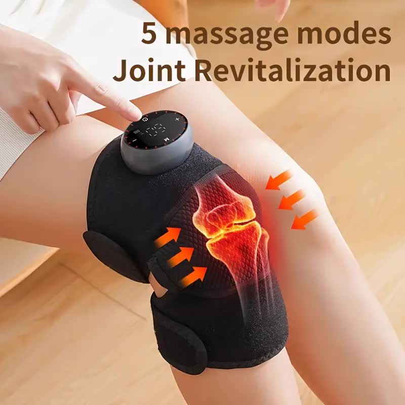 Knee massager, after long periods of sitting at work and exercising, hot ginger heating device for the knees.