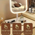 LED makeup mirror, portable travel mirror with foldable design and built-in lights, 3 lighting modes, intelligent adjustable light touch screen, USB rechargeable, portable illuminated beauty mirror, travel makeup stand with lights, bedroom makeup mirror,