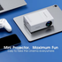 Portable mini projector - 1080P high-definition cinema, suitable for home, office and gaming | Compatible with iOS/Android/Windows | USB power supply + remote control