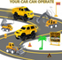343 track-building sets, track-course - STEM learning toys, construction vehicles (concrete mixers, dump trucks), Track-birthday/Christmas gifts for boys - Developing motor skills and creativity - Compatible with the major