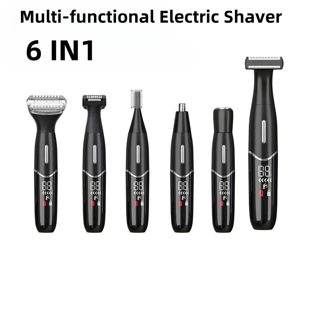 Women'S Hair Remover 7-In-1 Hair Remover Body Hair Removal Facial Hair Removal - Black - Size SET