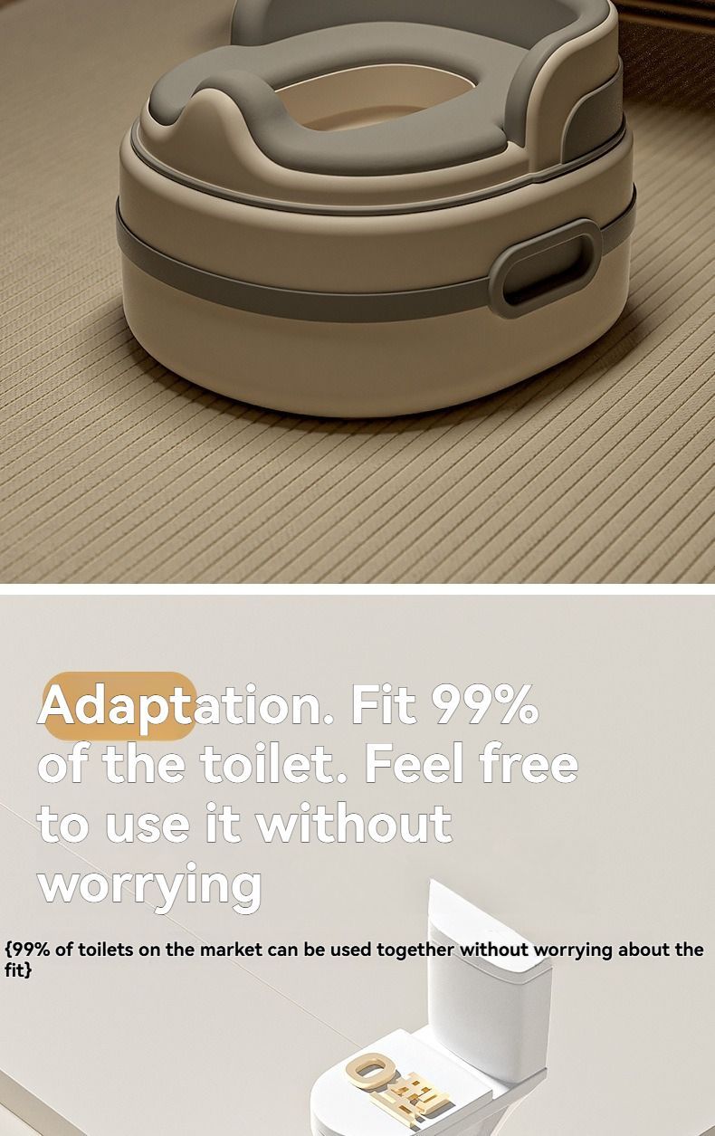 children's toilet, multifunctional potty, kids bathroom accessory, toilet training aid, Zibang children's toilet, toddler potty, Australian potty training - Gray - Size Hard seat cushion