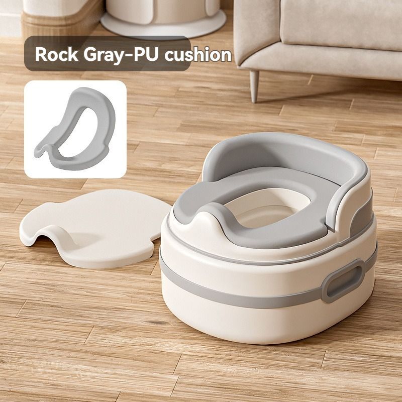children's toilet, multifunctional potty, kids bathroom accessory, toilet training aid, Zibang children's toilet, toddler potty, Australian potty training - Gray - Size Soft cushion