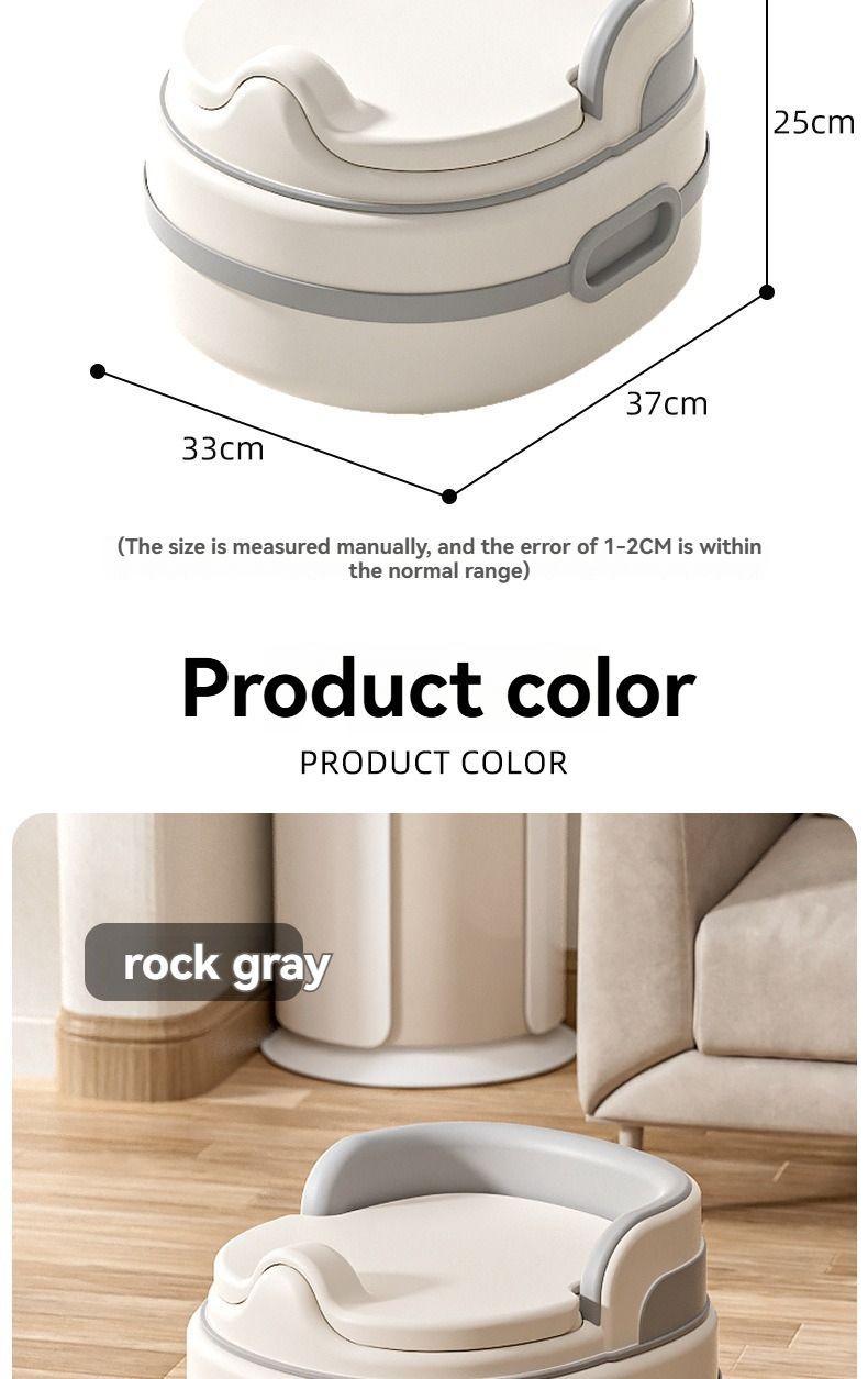 children's toilet, multifunctional potty, kids bathroom accessory, toilet training aid, Zibang children's toilet, toddler potty, Australian potty training - Gray - Size Soft cushion