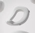 baby portable toilet, potty training, weaning off diapers, soft PU cushion, night-light, bathroom accessories, Australian market, toddler toilet seat - Monet Grey - Size Three