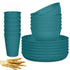 Wheat Straw Dinnerware Set Unbreakable Dinner Plates BPA-Free Dinnerware - Navy - Size 01