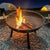 Outdoor Fire Pit Charcoal Fire Pit Camping Fire Pit Backyard Fire Pit Grilling - Black - Size set