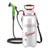 White Silver Gold portable camping shower, outdoor shower sprayer, 8L camping shower, high-quality camping gear, hand-pump shower, camping accessories, outdoor hygiene, travel shower, beach shower, hiking gear