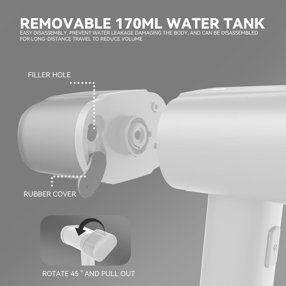 Electric Steam Iron Quick Heat Pump Wrinkle Remover 220V-240V Australian - White - Size 01
