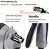 Portable High-Pressure Car Wash Water Gun 3/4-Inch Adapter 1/2-Inch Adapter - Black - Size 01