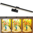 Modern LED Picture Light for Art Display, Sleek Black Finish