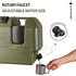 Green 20L Water Container Camping Water Container Outdoor Water Storage Portable