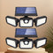 74 LED solar sensor lights with motion sensor, 3 brightness modes, outdoor wall lights, suitable for front door, courtyard, garage, terrace