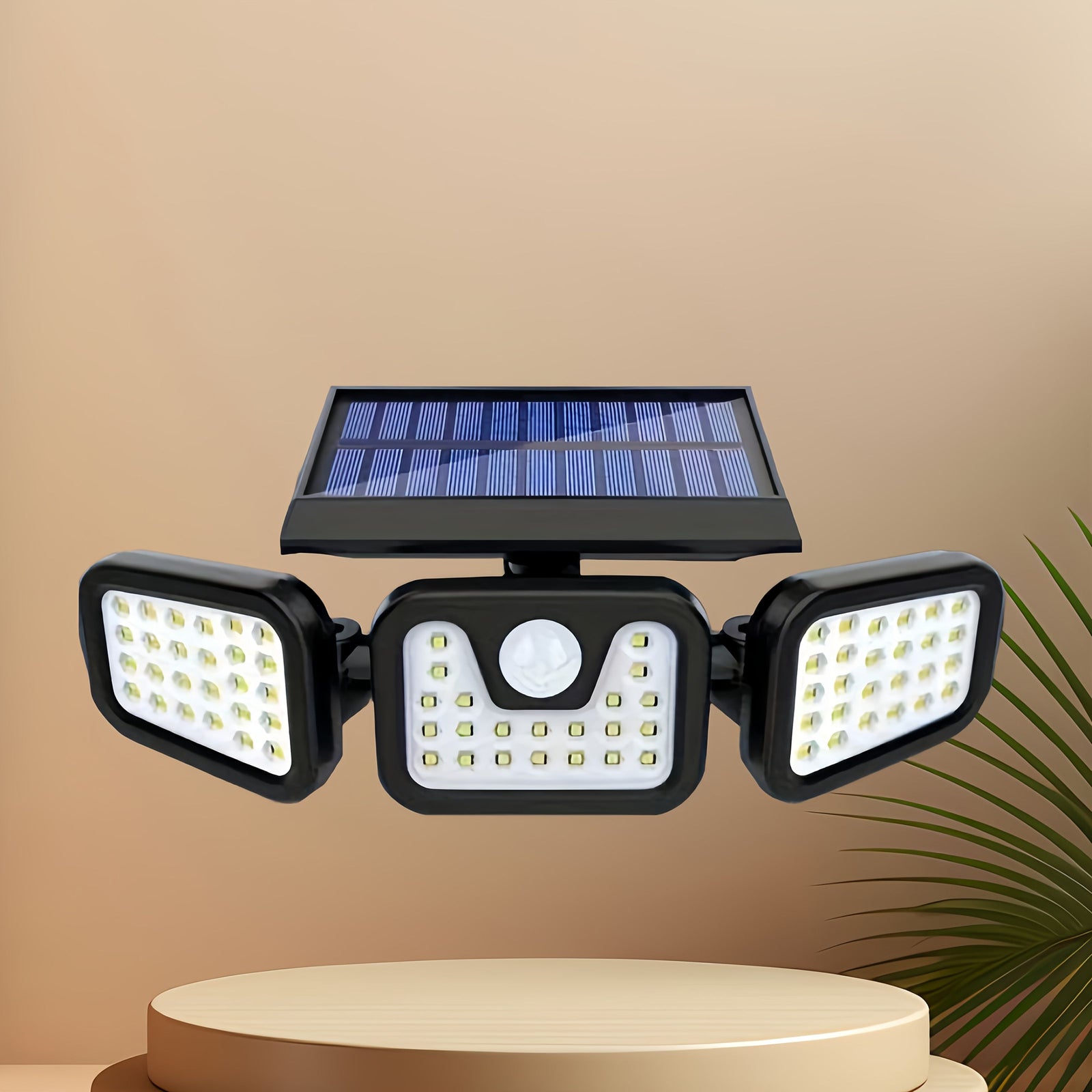 74 LED solar sensor lights with motion sensor, 3 brightness modes, outdoor wall lights, suitable for front door, courtyard, garage, terrace