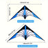 1.2-meter double-line stunt kite, lightning kite, Weifang kite, multi-line sport kite, suitable for 14+, line board color random