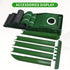 HUAEN Indoor Office Golf Putting Mat, 8-Foot Putting Green, Alignment Guide Included, Lightweight, Men's Golf Equipment