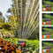 1 garden sprinkler with 16 nozzles, 180° rotating adjustable head, automatic irrigation system, wide coverage, easy to install, no power required, suitable for lawn and garden watering