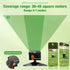 1 garden sprinkler with 16 nozzles, 180° rotating adjustable head, automatic irrigation system, wide coverage, easy to install, no power required, suitable for lawn and garden watering