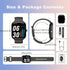 Smartwatch, men's and women's, 4.95cm fitness tracker, supports answering/making calls, wireless/睡Sleep tracking / 50 exercise modes, fitness watch, holiday gift, Valentine's Day gift