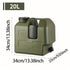 Green 20L Water Container Camping Water Container Outdoor Water Storage Portable