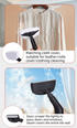 Steam Cleaner with Multiple Attachments, White
