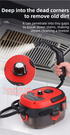 Steam Cleaner with Multiple Attachments, White