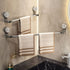 Stainless steel non-drilling towel rack, retractable bathroom suction cup storage rack, strong adhesive strong load-bearing, multi-function shower rack suitable for shower room, balcony storage, home storage god