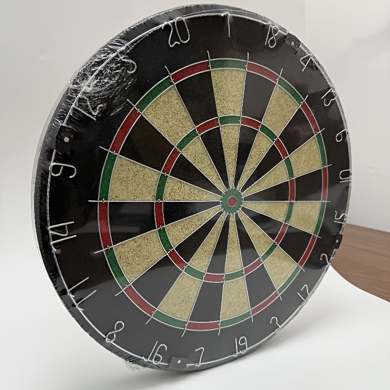 18-inch sisal dartboard, 45cm sisal round net dartboard, digital printed sisal dartboard, sisal dart set，Random 6 types of darts