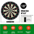 18-inch sisal dartboard, 45cm sisal round net dartboard, digital printed sisal dartboard, sisal dart set，Random 6 types of darts