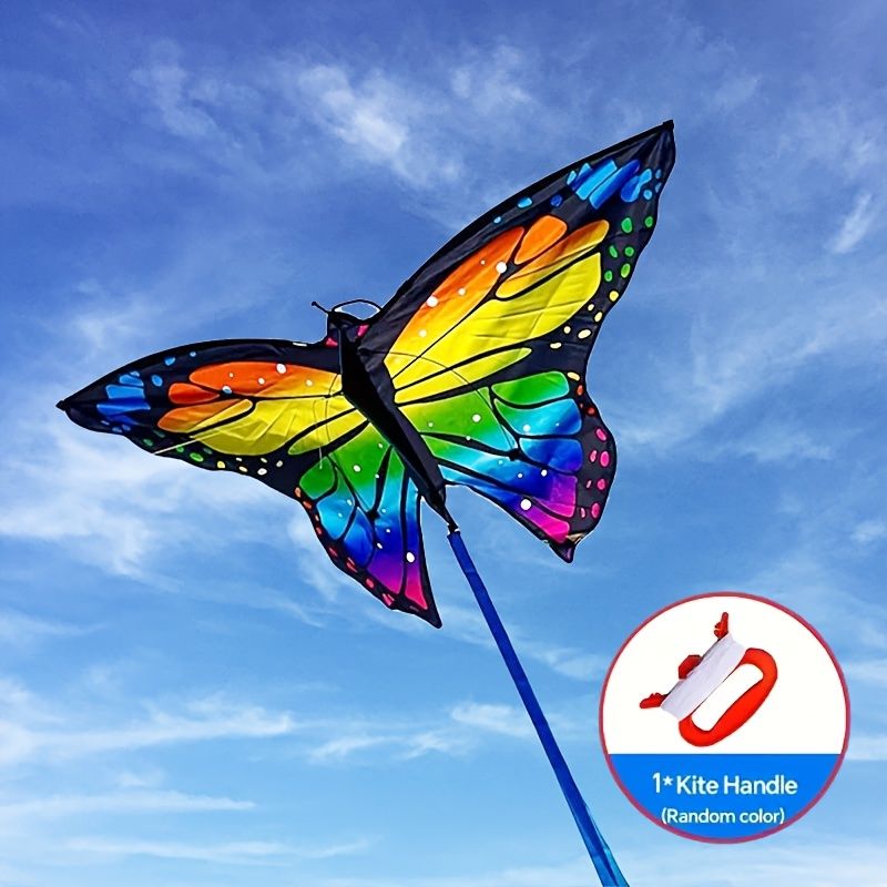 Weifang kites, butterfly kites, simulated butterfly kites, seven-color butterfly kites, easy to fly in a gentle breeze.
