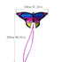 Weifang kites, butterfly kites, simulated butterfly kites, seven-color butterfly kites, easy to fly in a gentle breeze.